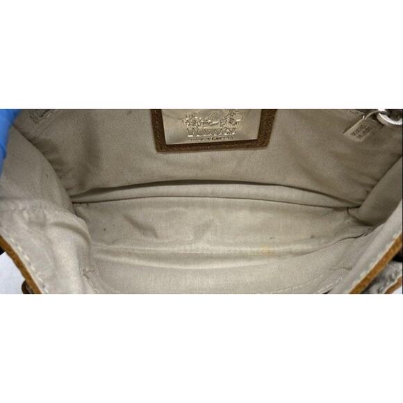 ROOTS EUC SMALL UNISEX CROSSBODY LEATHER BAG - Picture 6 of 9